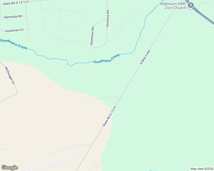 map of restaurants, bars, coffee shops, grocery stores, and more near 1004 Four Mile Loop in Cheraw
