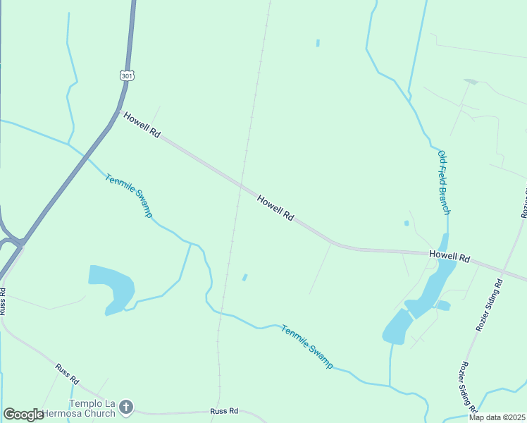 map of restaurants, bars, coffee shops, grocery stores, and more near 584 Howell Road in Saint Pauls