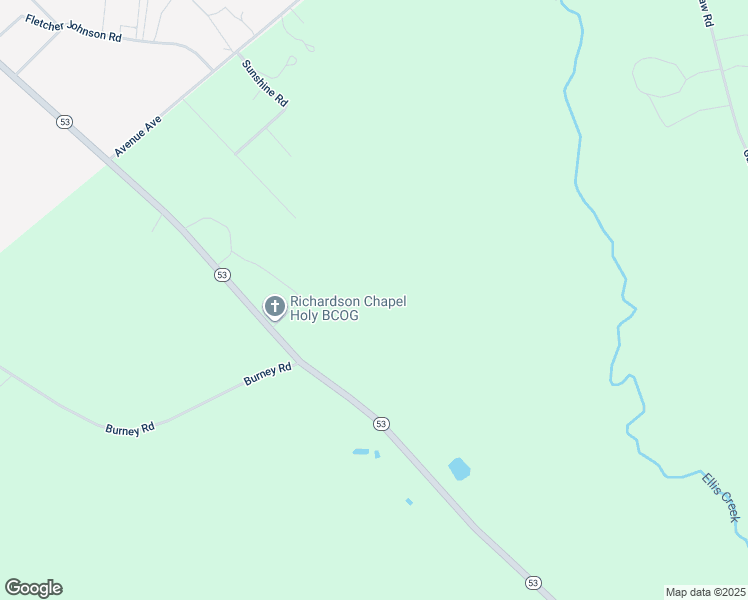 map of restaurants, bars, coffee shops, grocery stores, and more near 7846 North Carolina 53 in White Oak