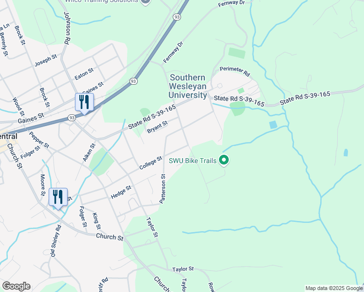 map of restaurants, bars, coffee shops, grocery stores, and more near 139 Elgin Lane in Central