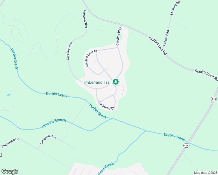 map of restaurants, bars, coffee shops, grocery stores, and more near 134 Carolina Way in Fountain Inn