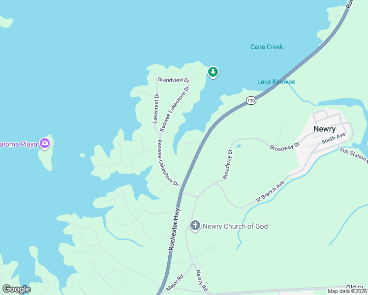 map of restaurants, bars, coffee shops, grocery stores, and more near 2017 Crystal Bay Court in Seneca