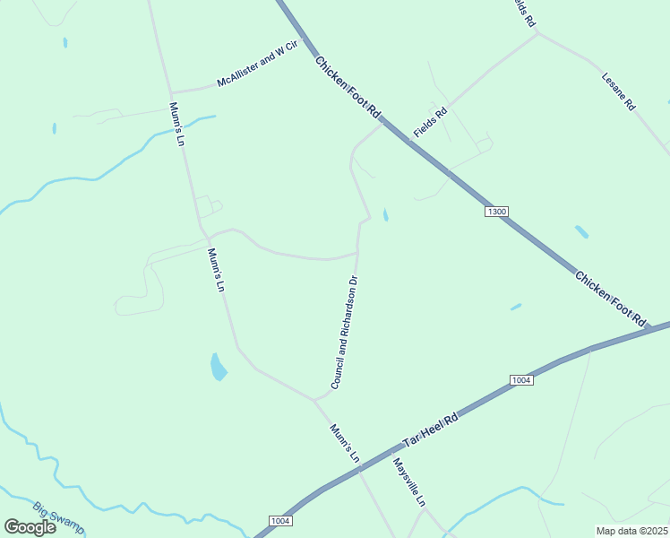 map of restaurants, bars, coffee shops, grocery stores, and more near 491 Munns Lane in Tar Heel