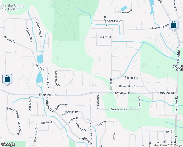 map of restaurants, bars, coffee shops, grocery stores, and more near 167 Foothill Court in Madison