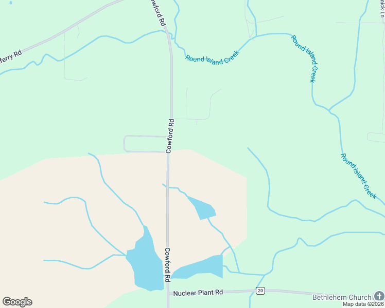 map of restaurants, bars, coffee shops, grocery stores, and more near 11323 Cowford Road in Athens