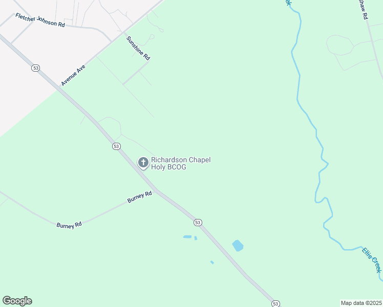 map of restaurants, bars, coffee shops, grocery stores, and more near 7846 North Carolina 53 in White Oak