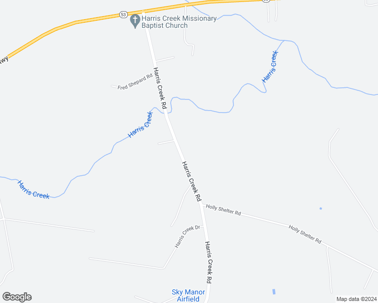map of restaurants, bars, coffee shops, grocery stores, and more near 249 Harris Creek Road in Jacksonville