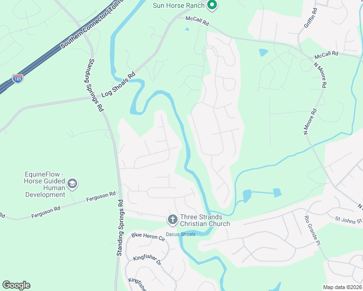 map of restaurants, bars, coffee shops, grocery stores, and more near 10 Leaping Brook Way in Greenville