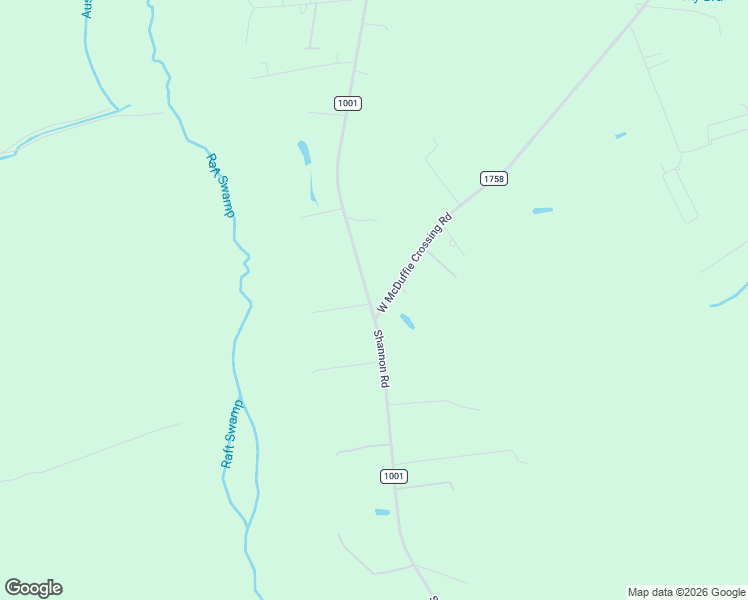 map of restaurants, bars, coffee shops, grocery stores, and more near 1985 Shannon Road in Lumberton