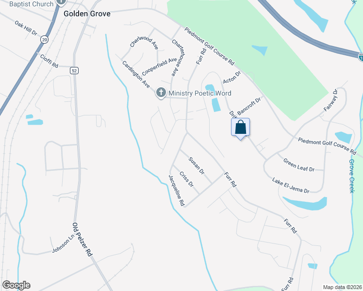 map of restaurants, bars, coffee shops, grocery stores, and more near 33 Jacqueline Road in Piedmont