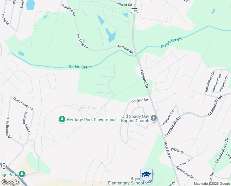 map of restaurants, bars, coffee shops, grocery stores, and more near 4 Ashborne Lane in Simpsonville
