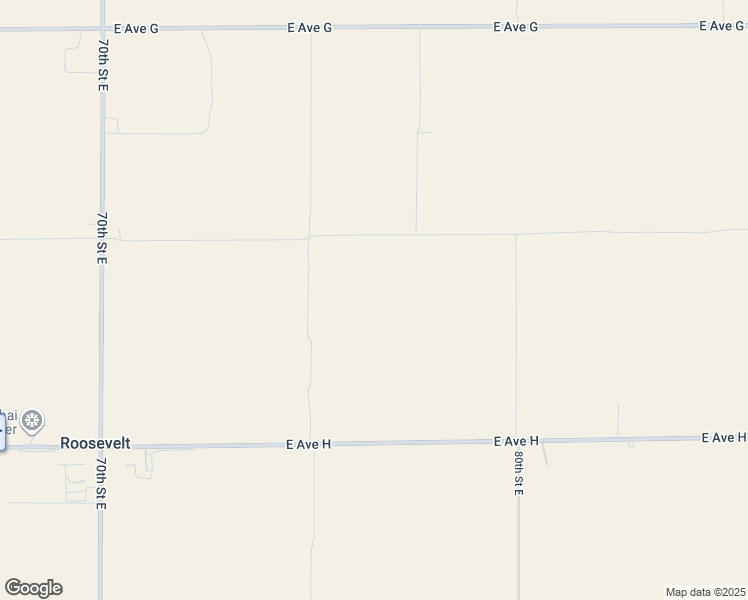 map of restaurants, bars, coffee shops, grocery stores, and more near 0 East Avenue G 12 in Lancaster