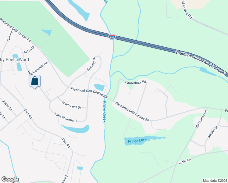 map of restaurants, bars, coffee shops, grocery stores, and more near 609 Canterbury Road in Piedmont