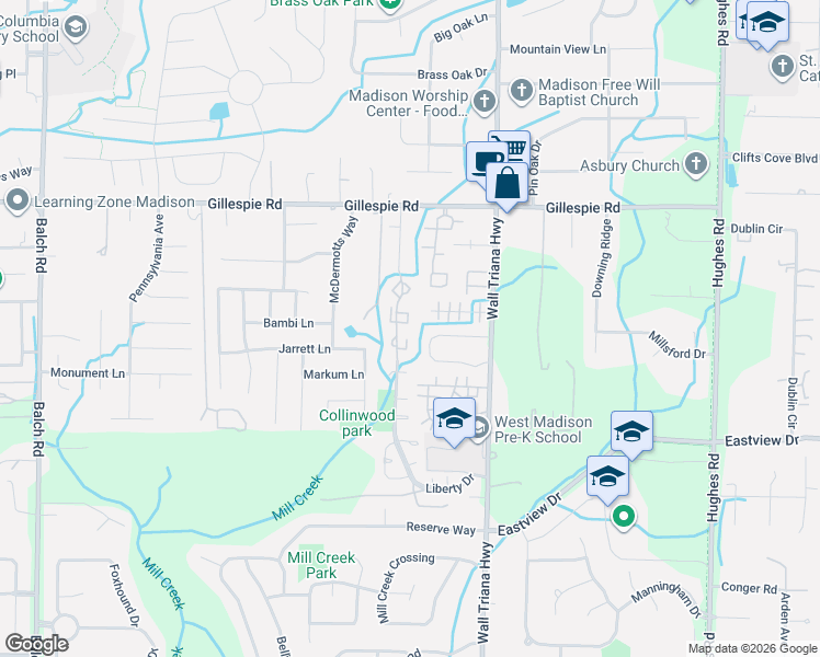 map of restaurants, bars, coffee shops, grocery stores, and more near 1808 Liberty Drive in Madison