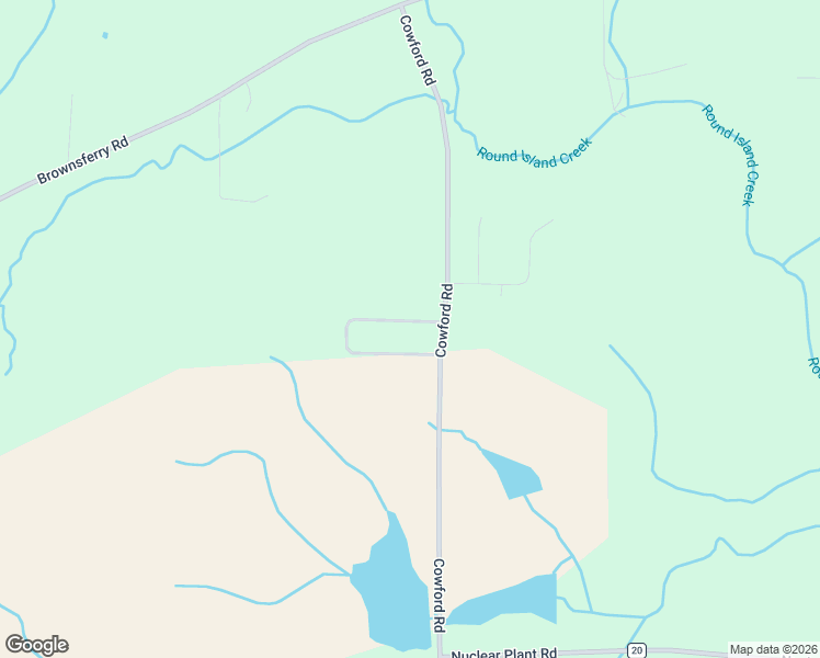 map of restaurants, bars, coffee shops, grocery stores, and more near 13924 Nancy Lou Loop in Athens