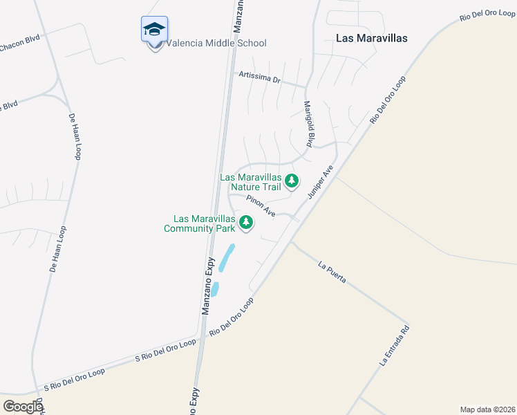 map of restaurants, bars, coffee shops, grocery stores, and more near 12 Pinon Avenue in Los Lunas