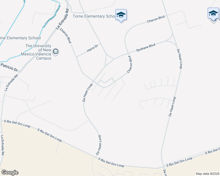 map of restaurants, bars, coffee shops, grocery stores, and more near 14 Aldea Place in Los Lunas