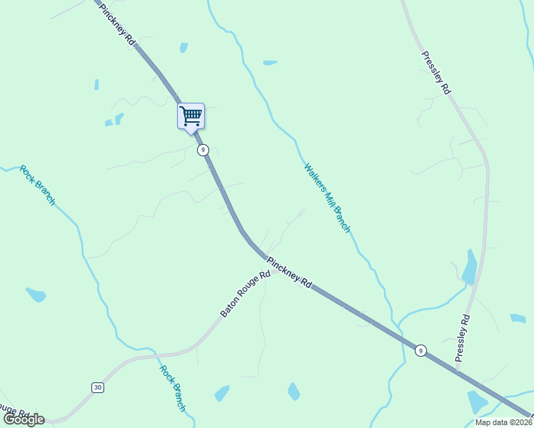 map of restaurants, bars, coffee shops, grocery stores, and more near 1532 Pinckney Road in Chester