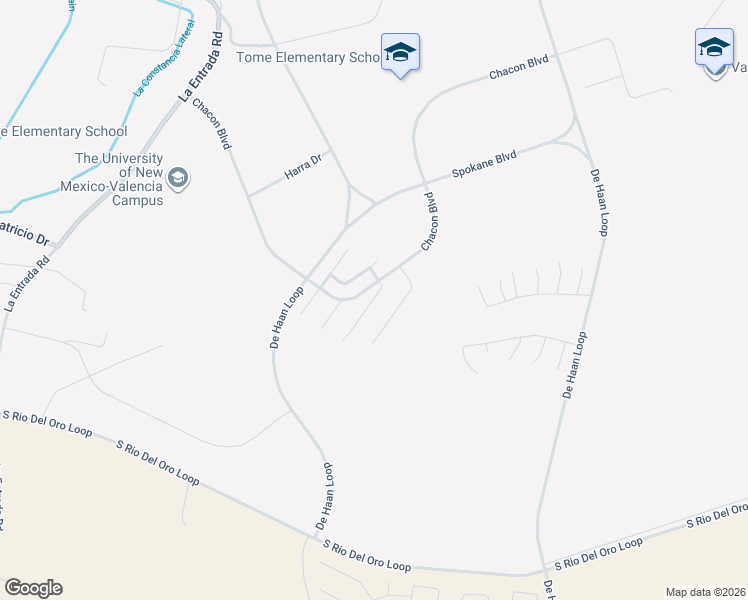 map of restaurants, bars, coffee shops, grocery stores, and more near 14 Aldea Place in Los Lunas