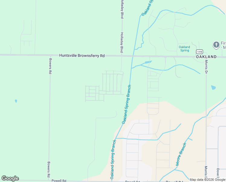 map of restaurants, bars, coffee shops, grocery stores, and more near Bur Oak Drive in Limestone County