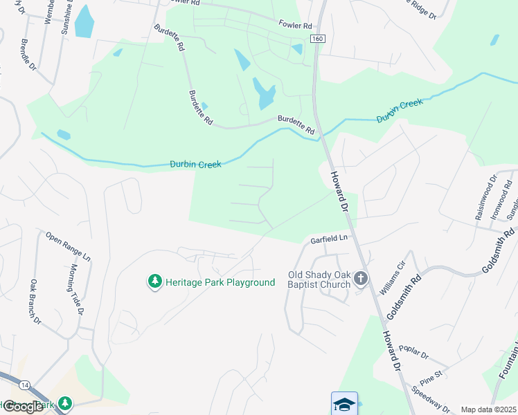 map of restaurants, bars, coffee shops, grocery stores, and more near Ashborne Lane in Simpsonville