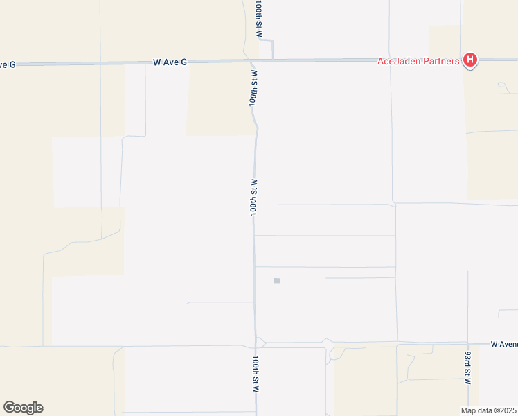 map of restaurants, bars, coffee shops, grocery stores, and more near 46124-46590 100th St W in Lancaster
