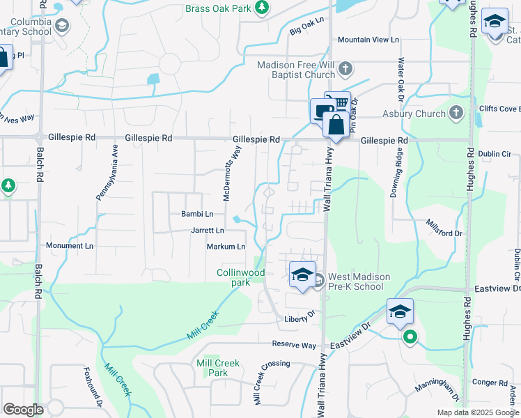 map of restaurants, bars, coffee shops, grocery stores, and more near 1908 Liberty Drive in Madison
