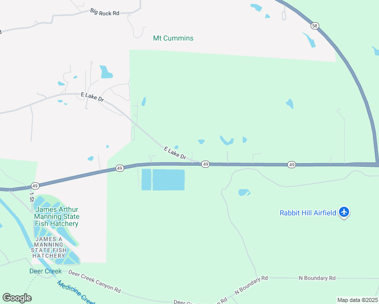 map of restaurants, bars, coffee shops, grocery stores, and more near 858 East Lake Drive in Lawton