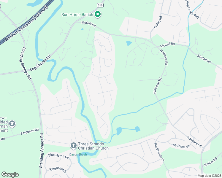 map of restaurants, bars, coffee shops, grocery stores, and more near 18 Witchita Lane in Greenville