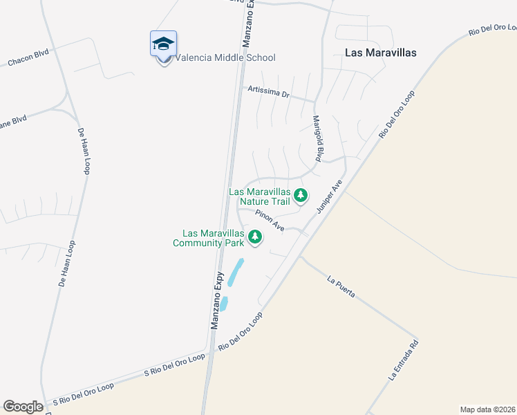 map of restaurants, bars, coffee shops, grocery stores, and more near 12 Pinon Avenue in Los Lunas