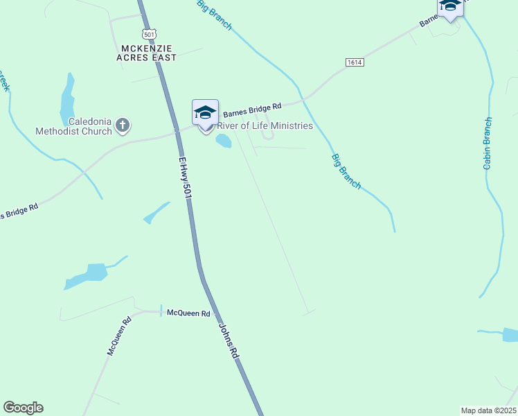 map of restaurants, bars, coffee shops, grocery stores, and more near 10960 Taylor Road in Laurinburg