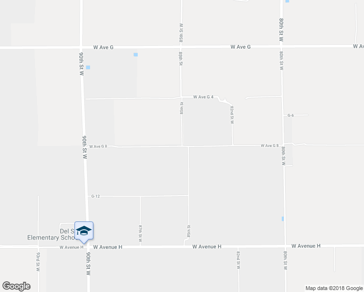 map of restaurants, bars, coffee shops, grocery stores, and more near 85th Street in Lancaster