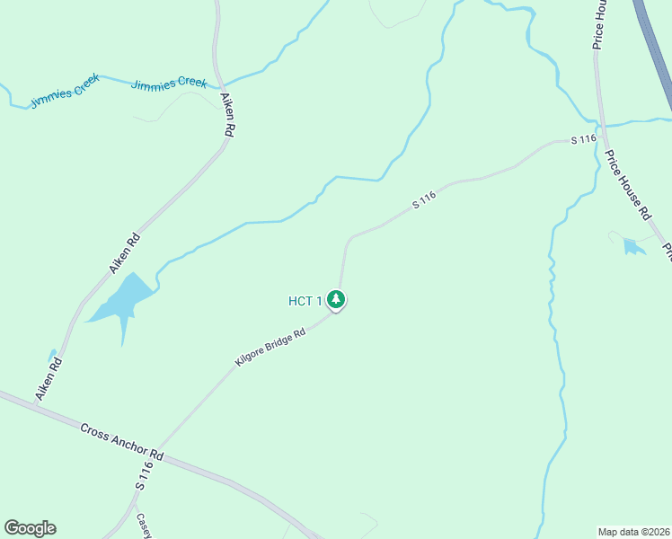 map of restaurants, bars, coffee shops, grocery stores, and more near 588 Kilgore Bridge Road in Woodruff