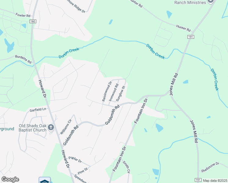 map of restaurants, bars, coffee shops, grocery stores, and more near 112 Ironwood Road in Simpsonville
