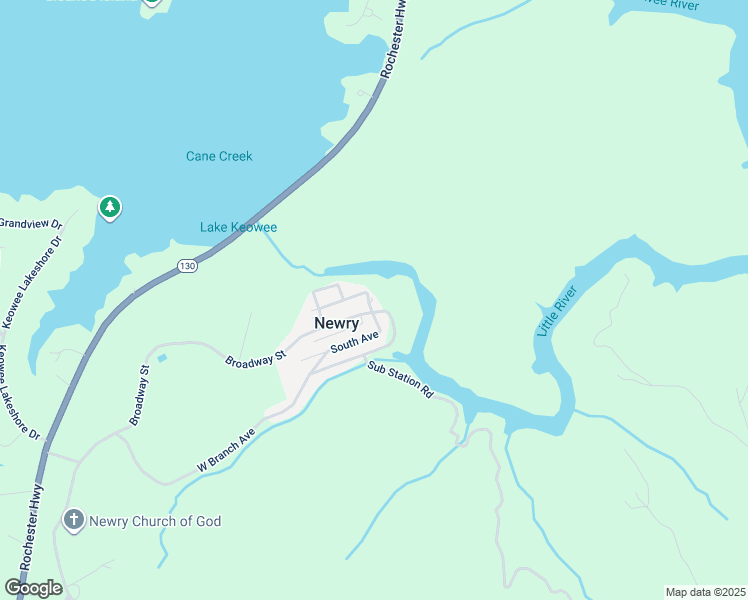 map of restaurants, bars, coffee shops, grocery stores, and more near 701 Broadway Street in Seneca