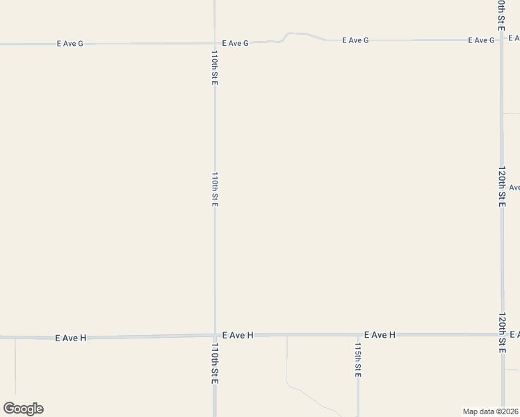 map of restaurants, bars, coffee shops, grocery stores, and more near 46335 110th Street East in Lancaster
