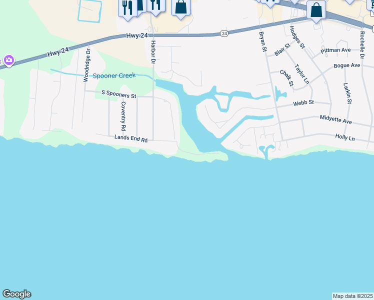 150 Lands End Road, Morehead City NC Walk Score