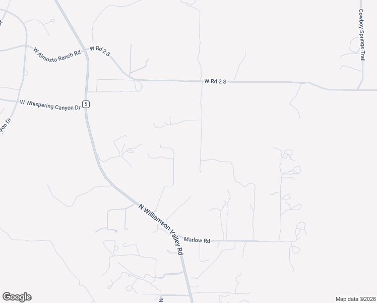 map of restaurants, bars, coffee shops, grocery stores, and more near 12675 North Sundancer Trail in Prescott