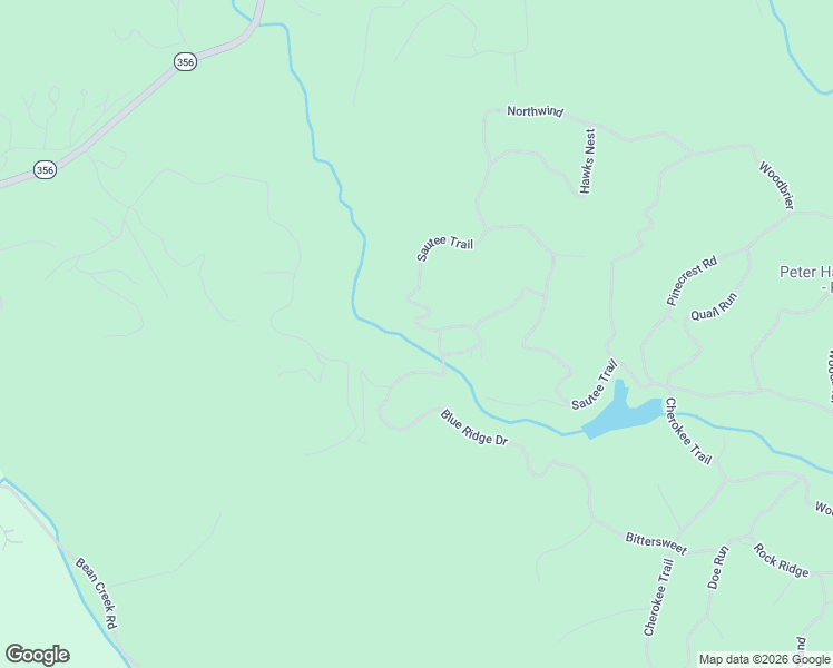 map of restaurants, bars, coffee shops, grocery stores, and more near 2370 Sautee Trail in Sautee Nacoochee