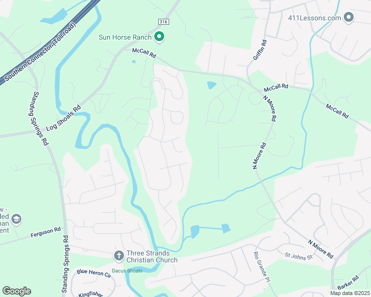map of restaurants, bars, coffee shops, grocery stores, and more near in Simpsonville