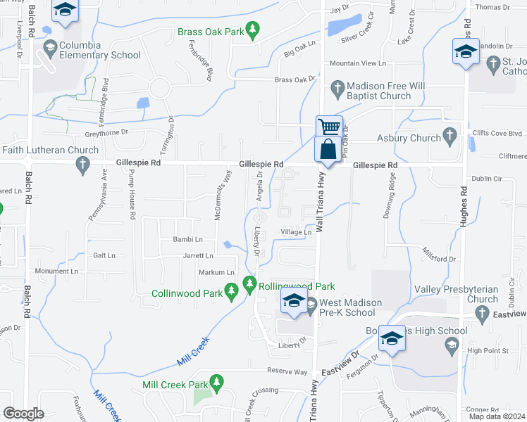 map of restaurants, bars, coffee shops, grocery stores, and more near 1002 Liberty Drive in Madison