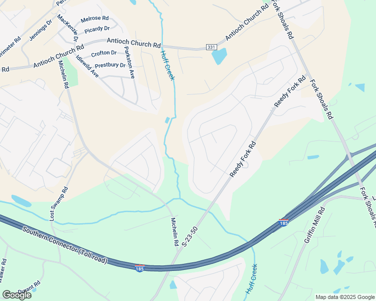 map of restaurants, bars, coffee shops, grocery stores, and more near 267 County Road 737 in Greenville