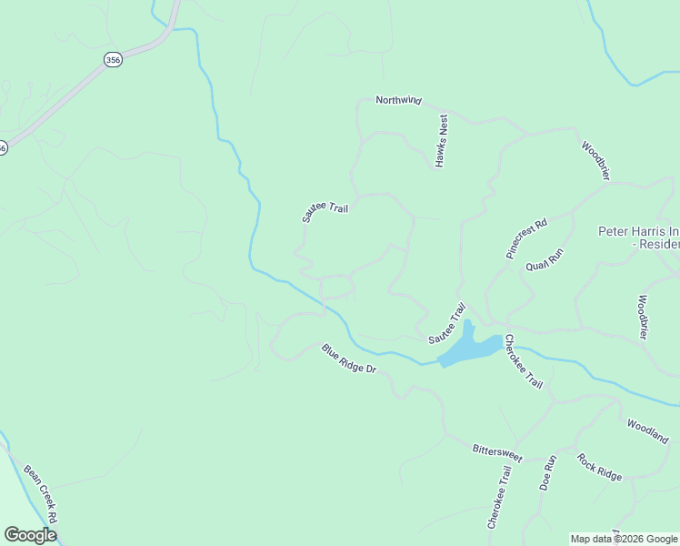 map of restaurants, bars, coffee shops, grocery stores, and more near 2337 Sautee Trail in Sautee Nacoochee