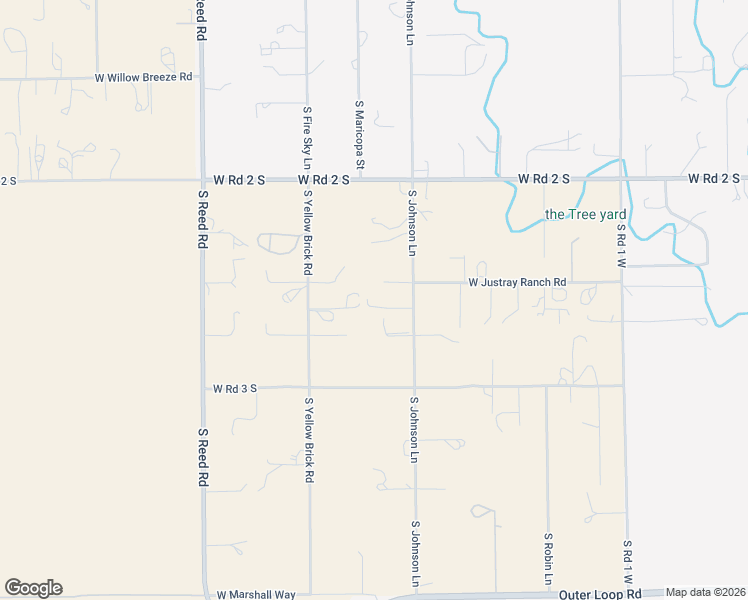 map of restaurants, bars, coffee shops, grocery stores, and more near 1250 South Johnson Lane in Chino Valley