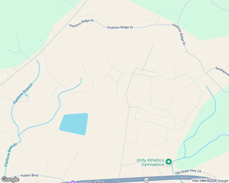 map of restaurants, bars, coffee shops, grocery stores, and more near 725 Aria Lane in Hubert