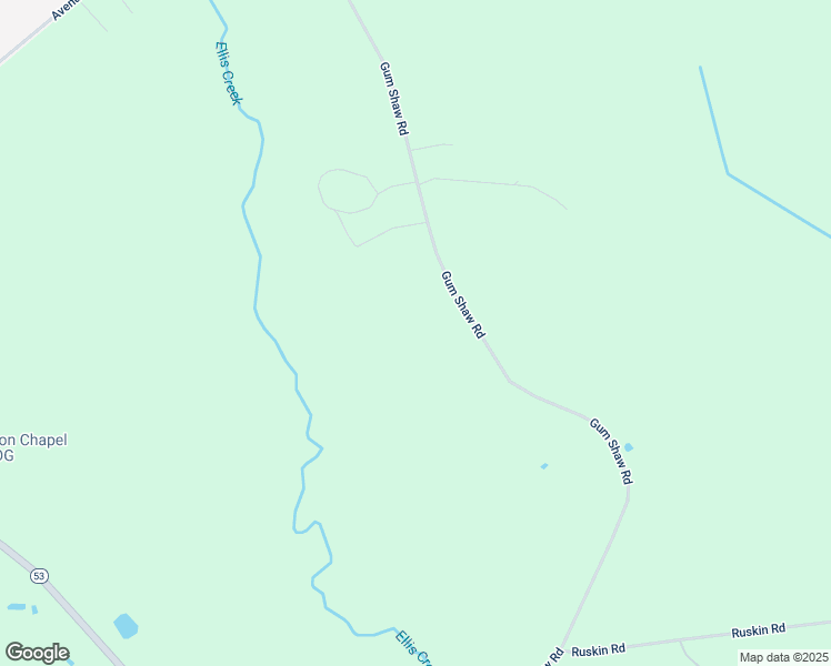 map of restaurants, bars, coffee shops, grocery stores, and more near 1649 Gum Shaw Road in White Oak
