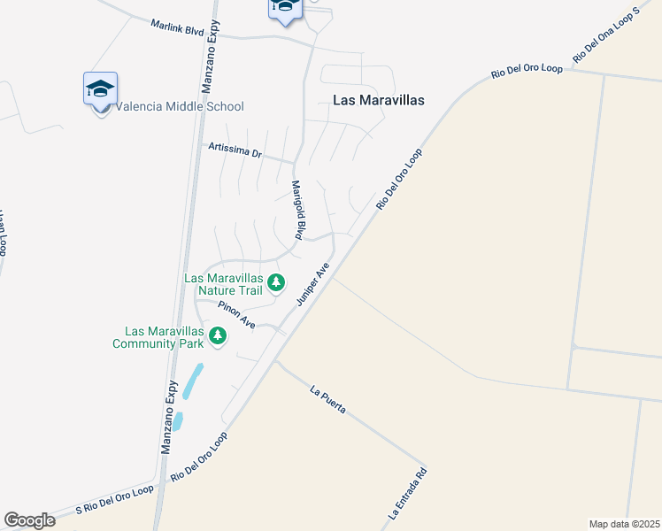 map of restaurants, bars, coffee shops, grocery stores, and more near 10 Juniper Avenue in Los Lunas