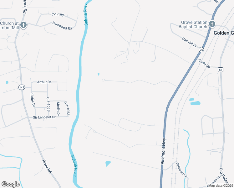 map of restaurants, bars, coffee shops, grocery stores, and more near 421 Piedmont Highway in Piedmont