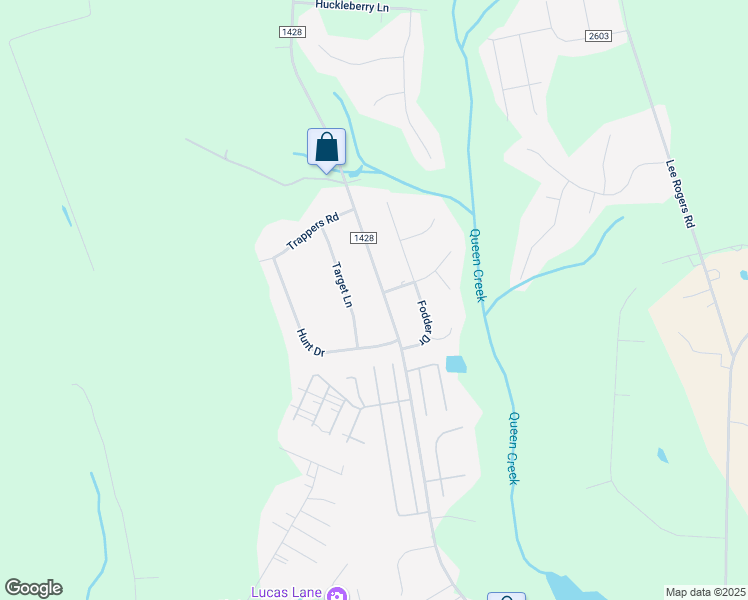 map of restaurants, bars, coffee shops, grocery stores, and more near 295 Riggs Road in Hubert