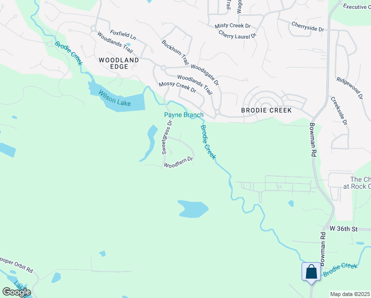 map of restaurants, bars, coffee shops, grocery stores, and more near 17 Winterfern Cove in Little Rock